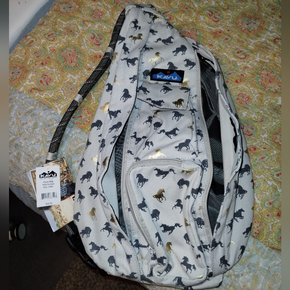 Retired "Wild Horses" Kavu rope bag sling